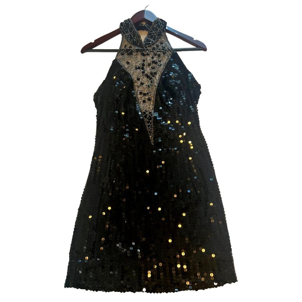 Vintage Robert Anthony New Years Cocktail Prom Formal Dress Sexy one of the kind